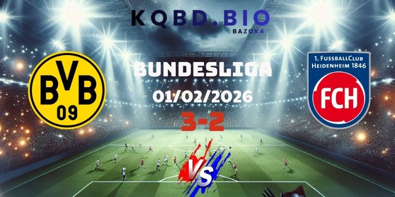 Kết Quả Bóng Đá Dortmund Và Heidenheim Ngày 01/02/2026