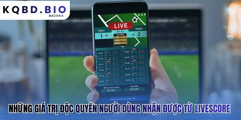 Giá trị livescore cung cấp dữ liệu bóng đá đa chiều để phân tích